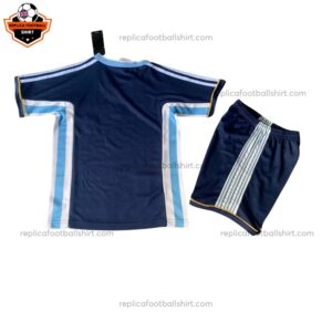 Retro Argentina Away Kid Replica Football Kit 1998 Back View