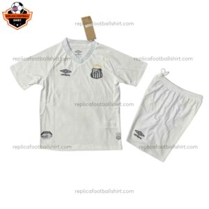 Santos FC Home Kid Replica Football Kit 2025/26 Front View