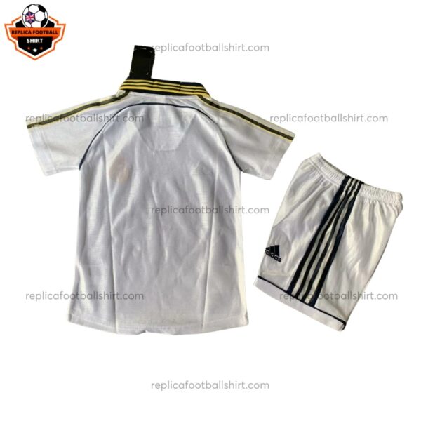 Retro Real Madrid Home Kid Replica Football Kit 1998/00 Back View