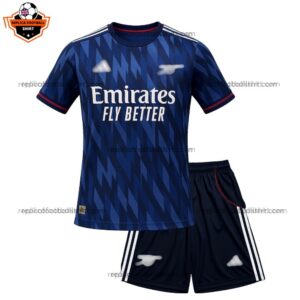 Arsenal Away Kid Replica Football Kit 2025/26 Front View