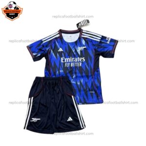 Arsenal Away Kid Replica Football Kit 2025/26 Front View