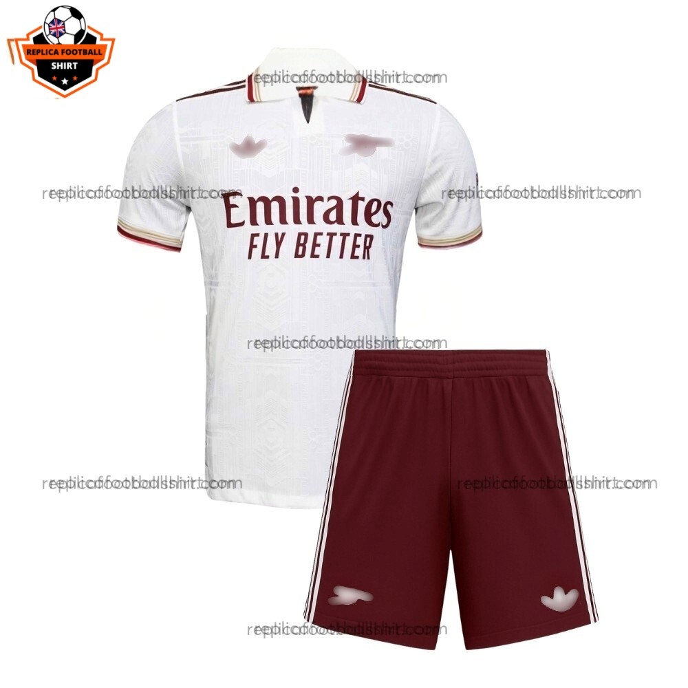 Arsenal Third Kid Replica Football Kit 2025/26 Front View