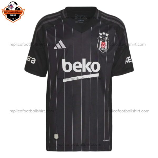 Besiktas Away Men Replica Football Shirt 2024/25 Front View