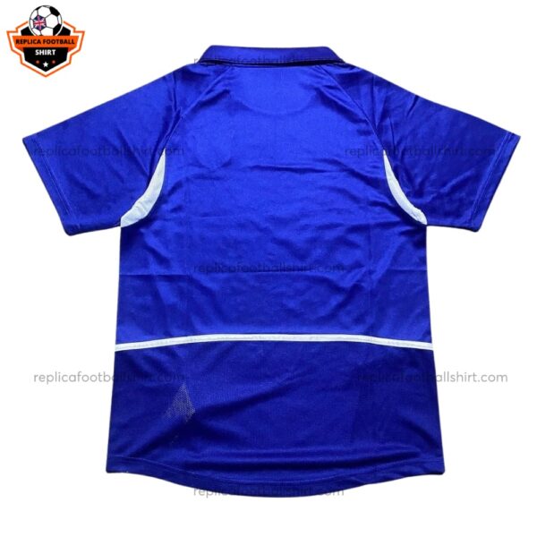 Retro Brazil Stussy Away Men Replica Football Shirt 2002 - Back View