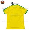 Retro Brazil Stussy Home Men Replica Football Shirt 1998 - Back View