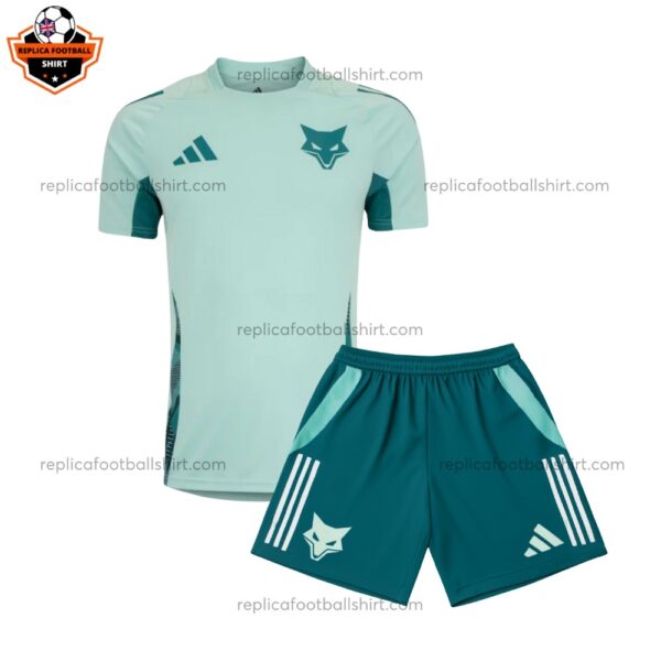 Cruzeiro Pre Match Kid Replica Football Kit 2025/26 Front View