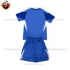 Manchester United Blue Goalkeeper Kid Replica Football Kits 2025/26 Back View