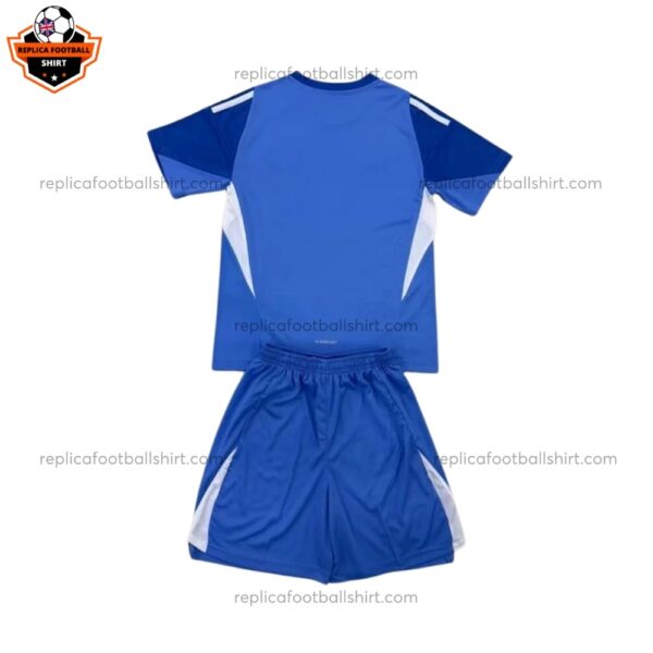 Manchester United Blue Goalkeeper Kid Replica Football Kits 2025/26 Back View