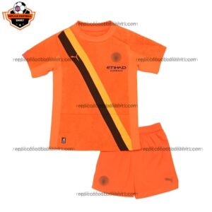 Manchester City Third Kid Replica Football Kit 2025/26 Front View