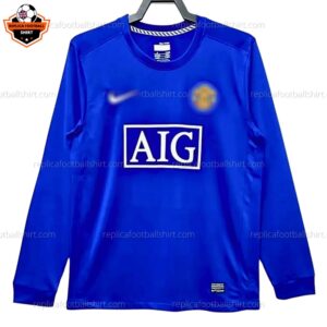 Man Utd Away Replica Shirt 2008 Long Sleeve - front