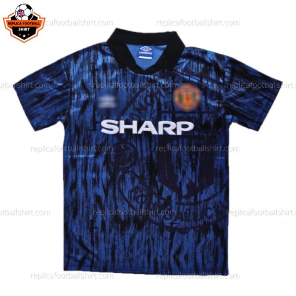 Retro Manchester United Away Men Replica Football Shirt 1992/93