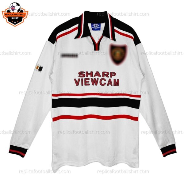 Man Utd Away Replica Shirt 98/99 Long Sleeve - front
