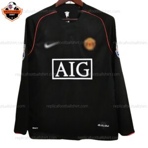 Man Utd Away Replica Shirt 07/08 Long Sleeve - front