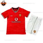 Retro Manchester United Home Kid Replica Football Kit 2000/02