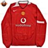 Man Utd Home Replica Shirt 05/06 Long Sleeve - front