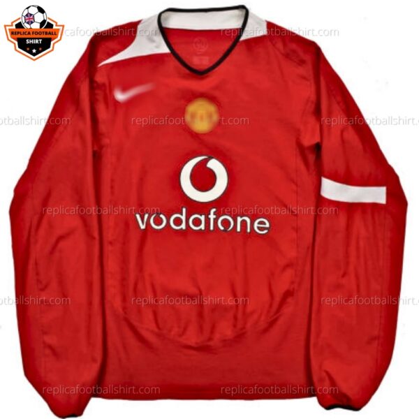 Man Utd Home Replica Shirt 05/06 Long Sleeve - front