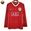 Man Utd Home Replica Shirt 06/07 Long Sleeve - front