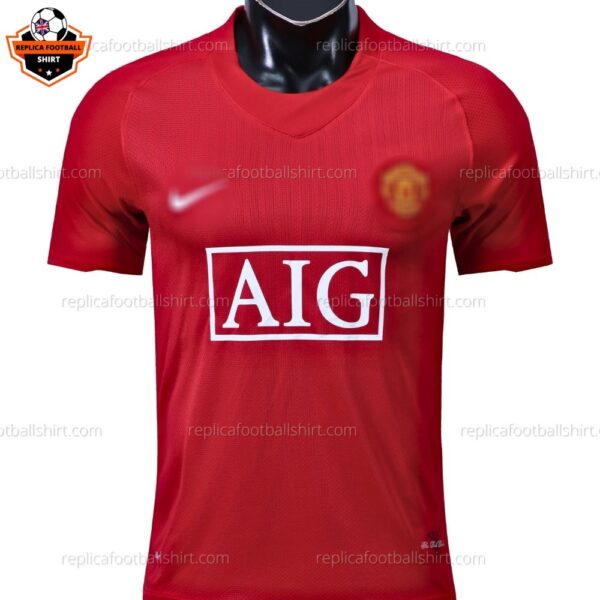 Manchester United Home Replica Shirt 07/08 - front