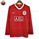 Manchester United Retro Home Men Replica Football Shirt 2006/07 Long Sleeve