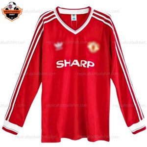 Manchester United Retro Home Men Replica Football Shirt 1986/88 Long Sleeve