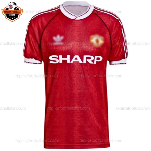 Manchester United Retro Home Replica Shirt 91/92 - front