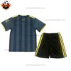 Manchester United Third Kid Replica Football Kits 2025/26 Back View