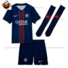 Paris Saint Germain Home Kid Replica Football Kit 2025/26 Front View
