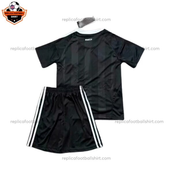 Real Madrid Black Goalkeeper Kid Replica Football Kit 2025/26 Back View