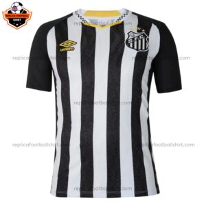 Santos FC Away Men Replica Football Shirt 2025/26 NEYMAR jR Printed Back View