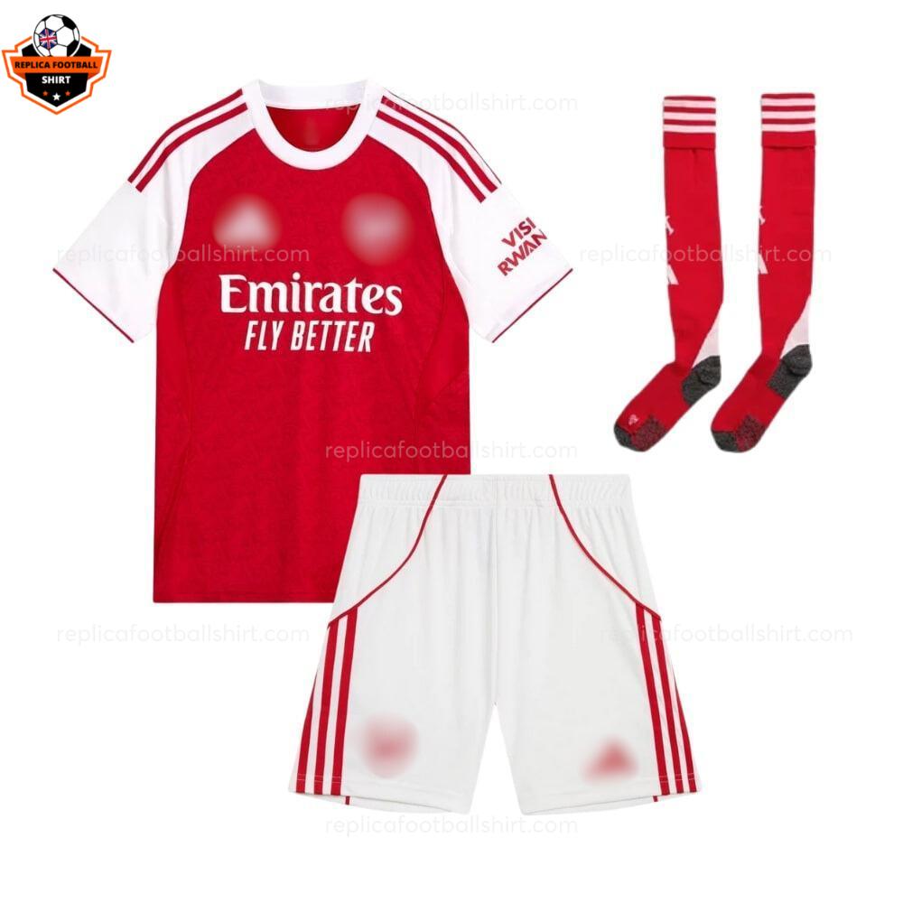 Arsenal Home Kid Replica Football Kit 2025-26
