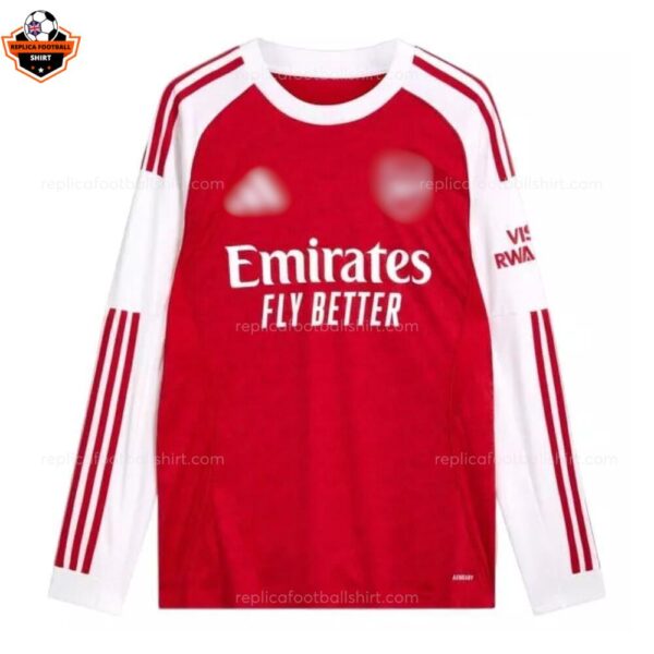 Arsenal Home Men Replica Football Shirt Long Sleeve 2025-26