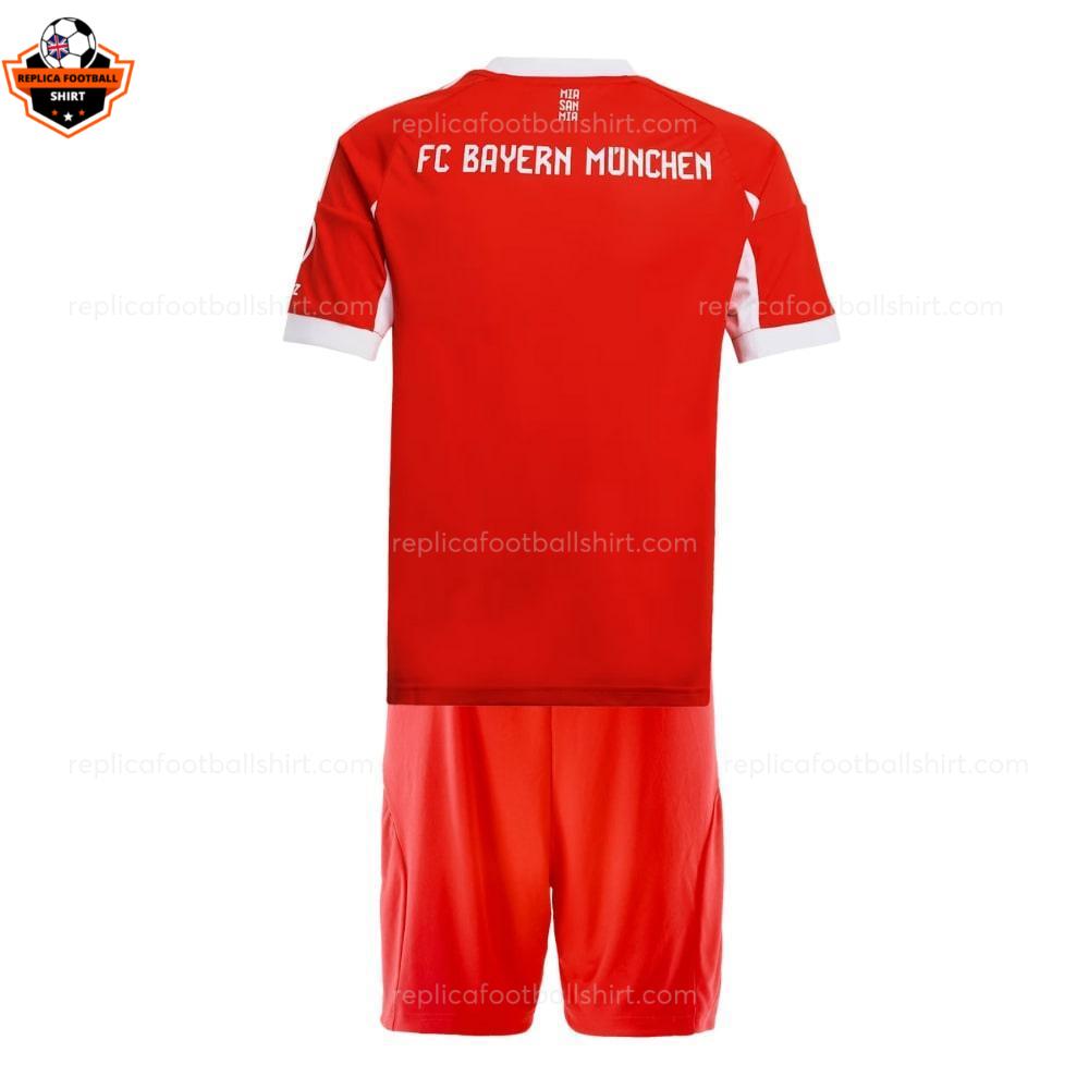 Bayern Munich Home Kid Replica Football Kit 2025-26 backview