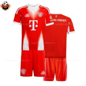 Bayern Munich Home Kid Replica Football Kit 2025-26 overview