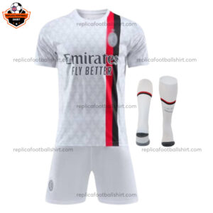 AC Milan Away Adult Replica Football Kit 2023/24 - Front View