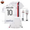 AC Milan Away Kid Replica Football Kit 2023/24 RAFA LEÃO 10 Printed - Over View