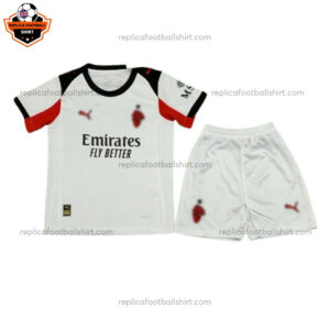 AC Milan Away Kid Replica Football Kit 2025/26 - Front View