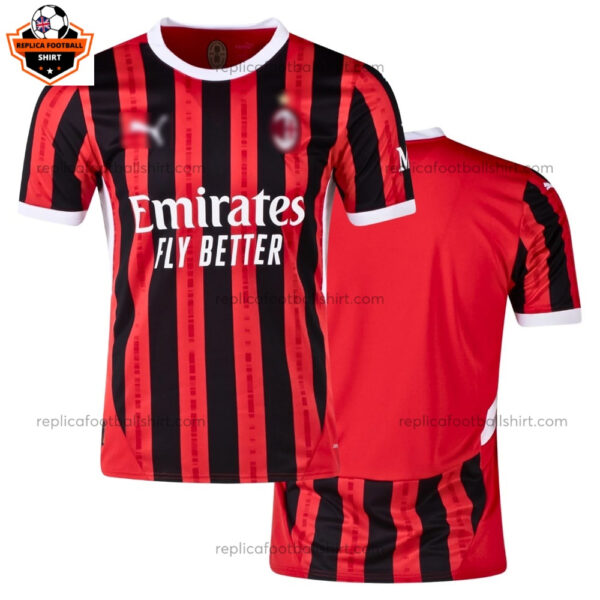 AC Milan Home Men Replica Football Shirt 2024/25 - Over View