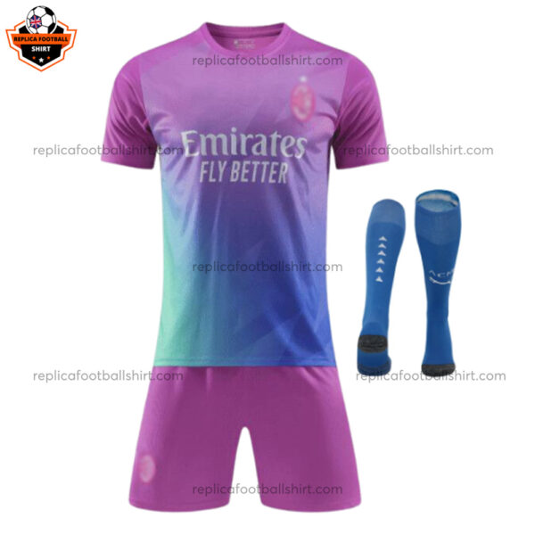 AC Milan Third Adult Replica Football Kit 2023/24 - Front View