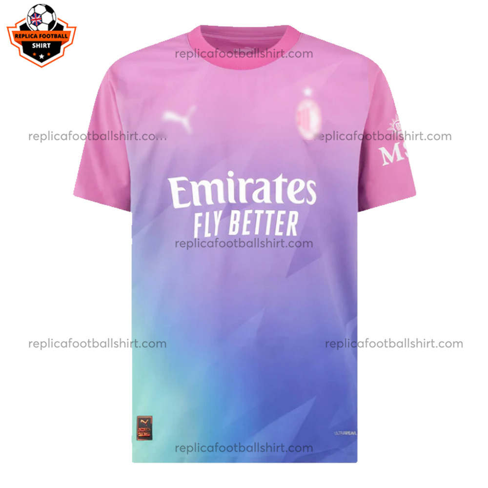 AC Milan Third Adult Replica Football Shirt 2023/24 - Front View