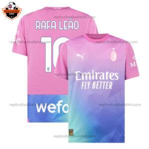 AC Milan Third Men Replica Football Shirt 2023/24 RAFA LEÃO 10 Printed - Front View