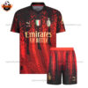 AC Milan x KOCHÉ Home Kid Replica Football Kit 2023/24 - Front View