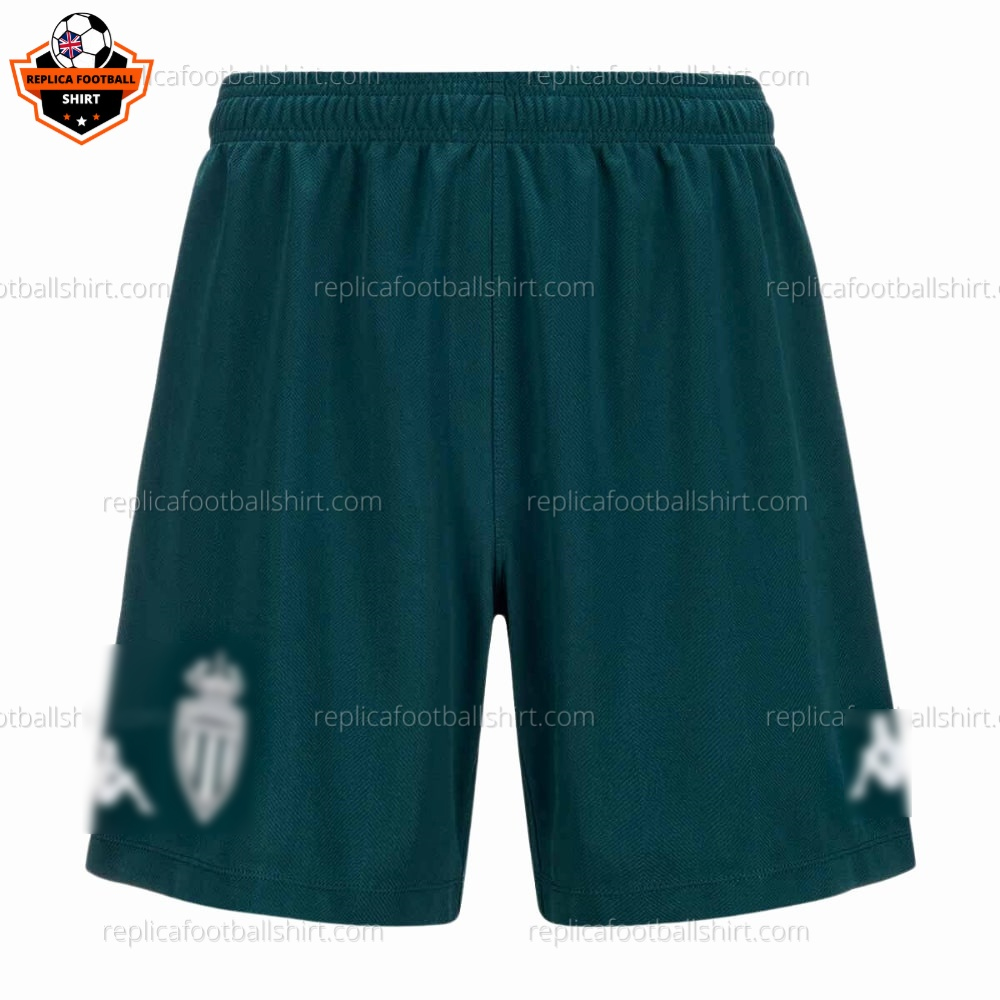 AS Monaco Away Kid Replica Football Kit 2024/25 - Front Short View