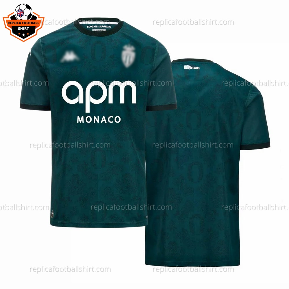 AS Monaco Away Men Replica Football Shirt 2024/25 - Over View