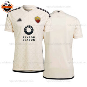 AS Roma Away Sponsor Men Replica Football Shirt 2023/24 - over View