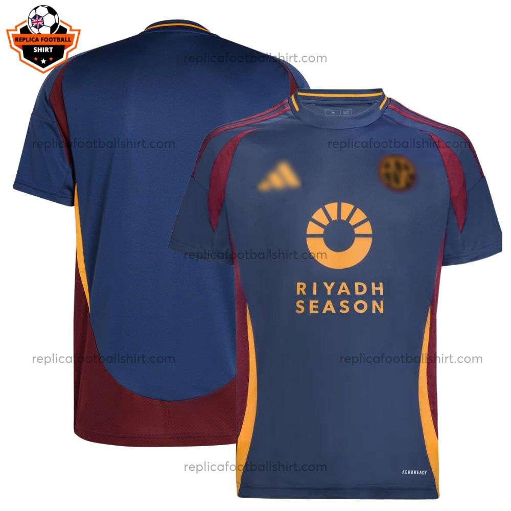 AS Roma Third Adult Replica Football Shirt 2024/25 - over View