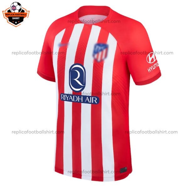 Atletico Madrid Home Kid Replica Football Kit 2023/24 - Front Short View