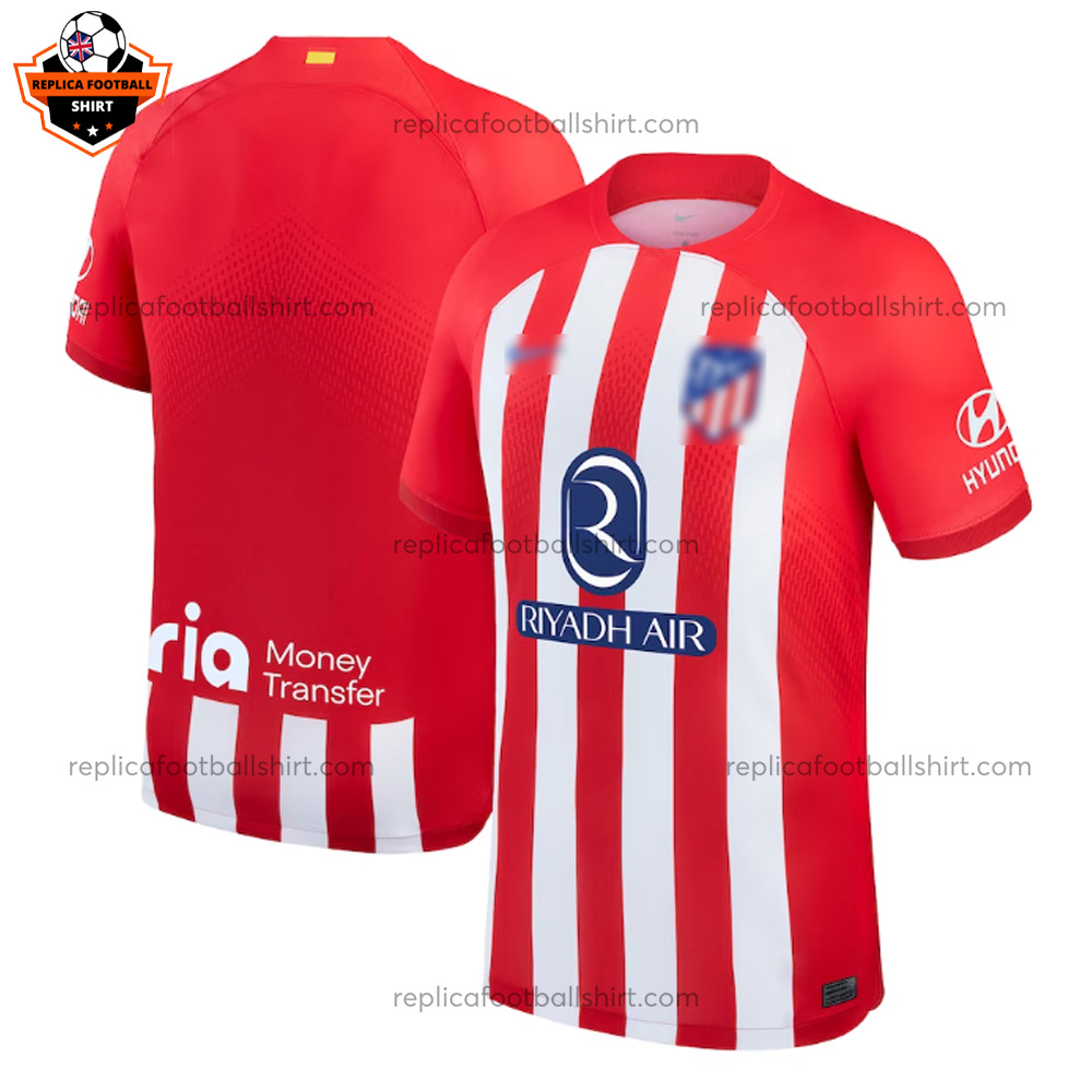Atletico Madrid Home Men Replica Football Shirt 2023/24 - Over View