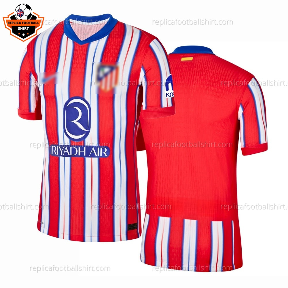 Atletico Madrid Home Men Replica Football Shirt 2024/25 - Over View