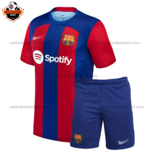 Barcelona Home Adult Replica Football Kit 2023/24 - Front View