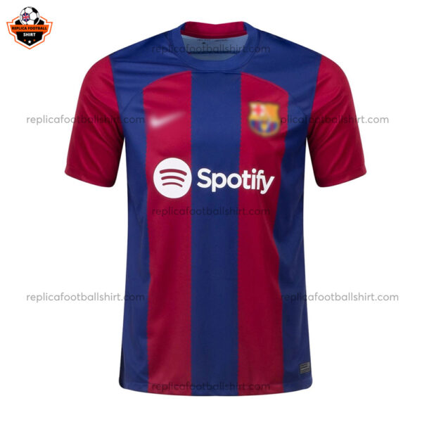 Barcelona Home Men Replica Football Shirt 2023/24 - Front View